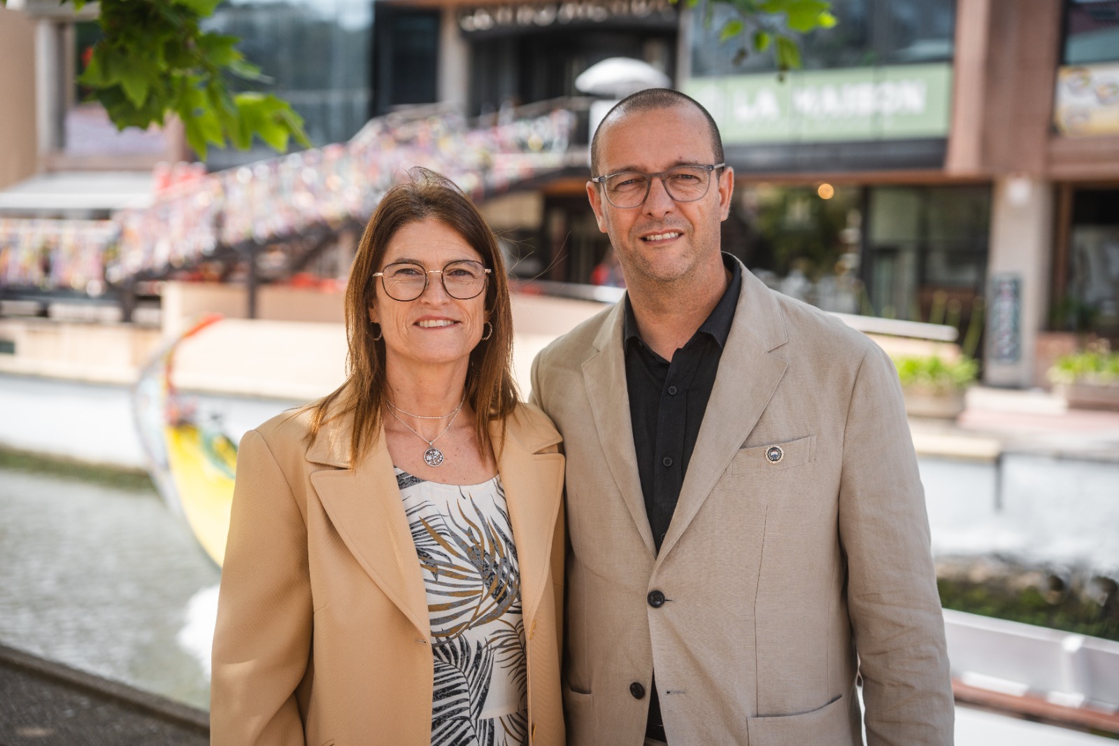 Patrícia Resende e João Cabedal, consultores imobiliários da RE/MAX Family